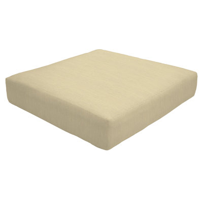 Knife Edge Indoor/Outdoor Sunbrella Ottoman Cushion