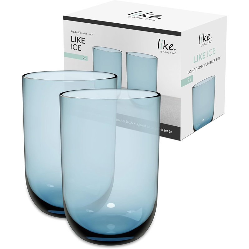 Villeroy & Boch Like Ice Highball/Tumbler Pair