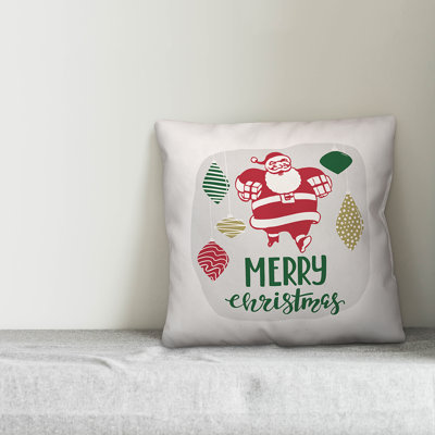 Merry Christmas Throw Pillow