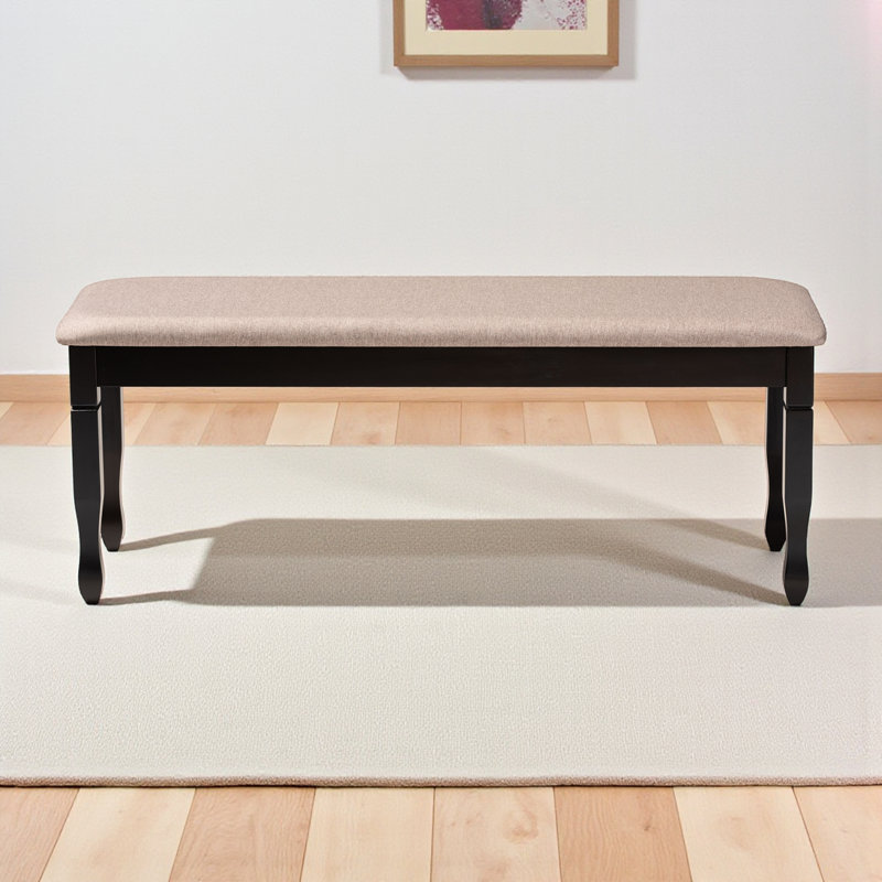 Banc en tissu Gethyn Sand Sand, Marron foncé, Sable