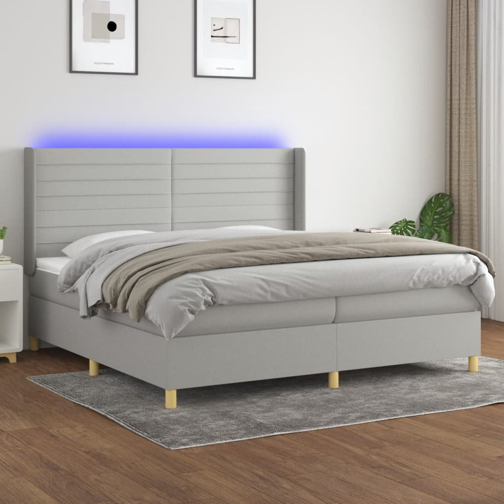 Boxspringbett Bjarnveig, 200 x 200 cm