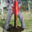 VEVOR Red Metal End Post