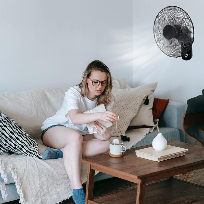 Simple Deluxe 23" Oscillating Wall Mounted Fan