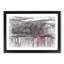 The Montreal Canada Skyline in Abstract - Picture Frame Graphic Art Print-55763491-55763492