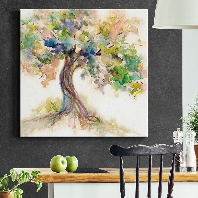 Lark Manor Tree Of Life Framed On Canvas Print & Reviews | Wayfair