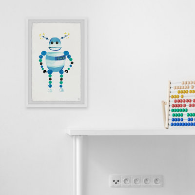«Circular Bot», reproduction encadrée Broughton