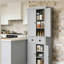 Armoire de cuisine, armoire de maison haute, armoire de rangement pour vestibule, armoire de rangement autoportante
