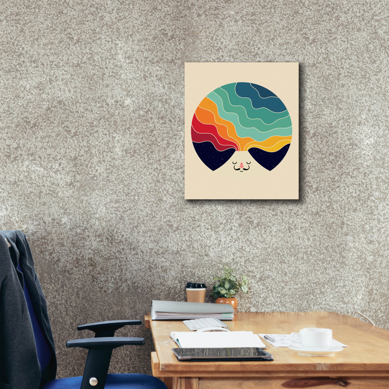 «Keep Think Creative» par Andy Westface, H 24 po x l 20 po x P 0,75 po