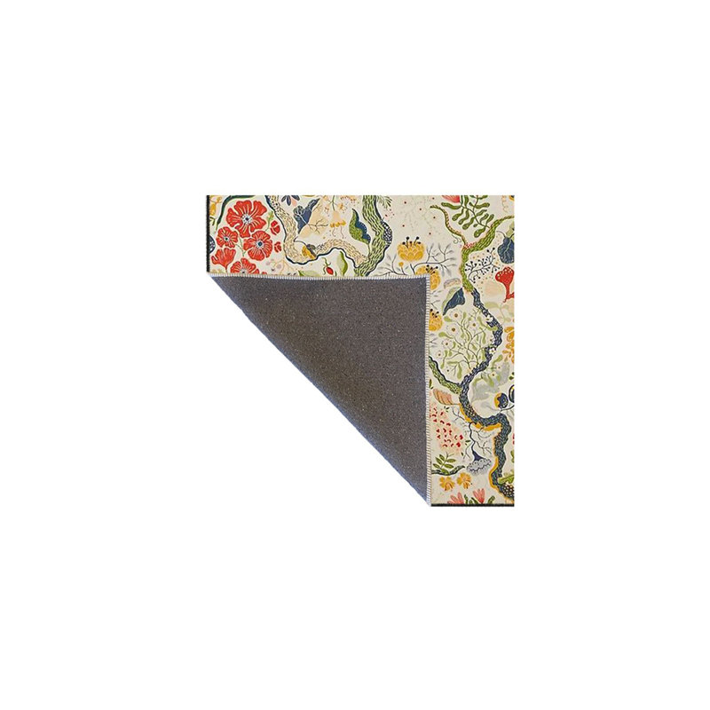 Tapis tissé à motif floral lavable, Tapis de couloir 2 pi 6 po x 9 pi 10 po inclus