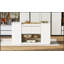 Commode de meuble-lavabo et armoire de rangement moderne et multifonctionnelle de luxe moderne, parfaite pour une élégance organisée dans n'importe quelle pièce