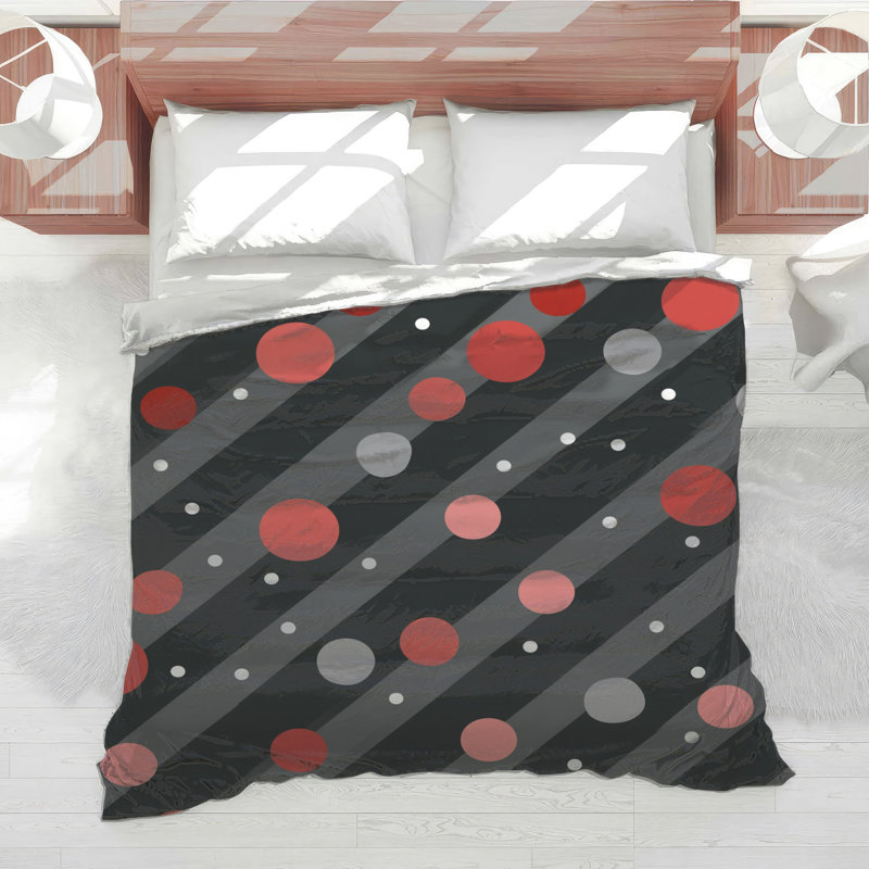 Polka Dots Bedding Pattern Comforter Modern, King