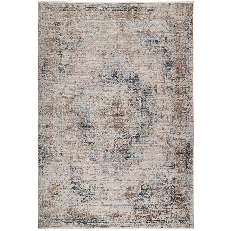 Jetaun Heirloom Medallion Area Rug, Rectangle 3'3" x 5'