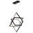 Graymar 3 - Light Black LED Unique/Statement Pendant-1461298953