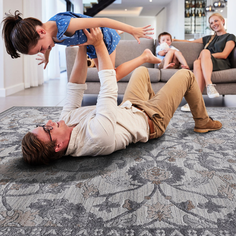 Non-shedding Area Rug - Sand// Stain Make Your Bedroom, Living Room, Dining, Office Beautiful , Transform Style