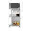 Chariot de cuisine moderne, armoire à une porte - H 38,89 po x l 15,27 po x P 23,91 po-94239277