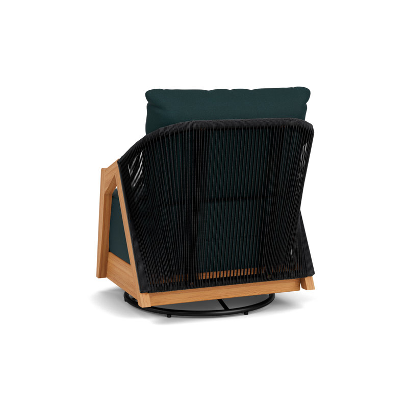 Alpine Outdoor Teak Swivel Armchair, Sandberg Lagoon