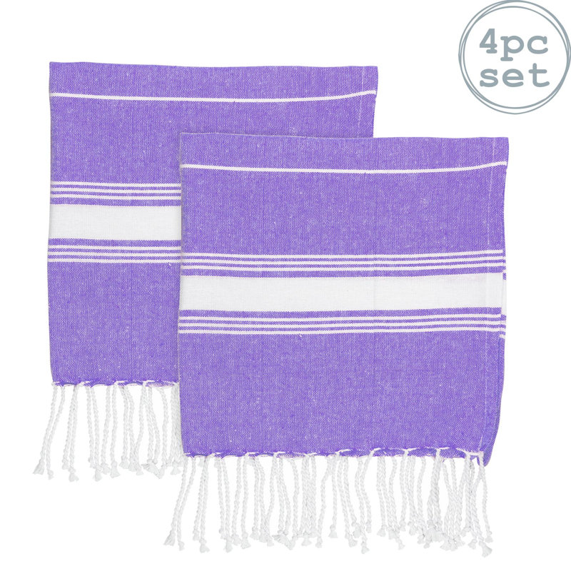 Nicola Spring - Turkish Cotton Hand Towels - 100 x 60cm, Purple