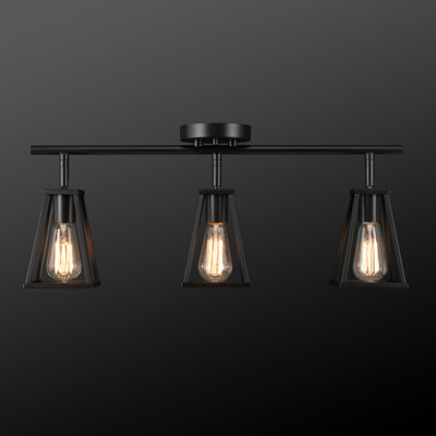 Lachaidh 24.75'' 3 -Light Fixed Track Track Kit with Dimmable and Adjustable Head