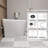 Los Flexi Non-Electric One-Piece Toilet, 17.3" ADA Height Elongated Toilet with Foot-Kick Flush, 1.0 GPF Efficient Air Pressure Assisted Flush System, 10" Rough-In-125320321