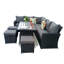 Rosen Wicker 9 - Person Garden Lounge Set with Cushions-112578400