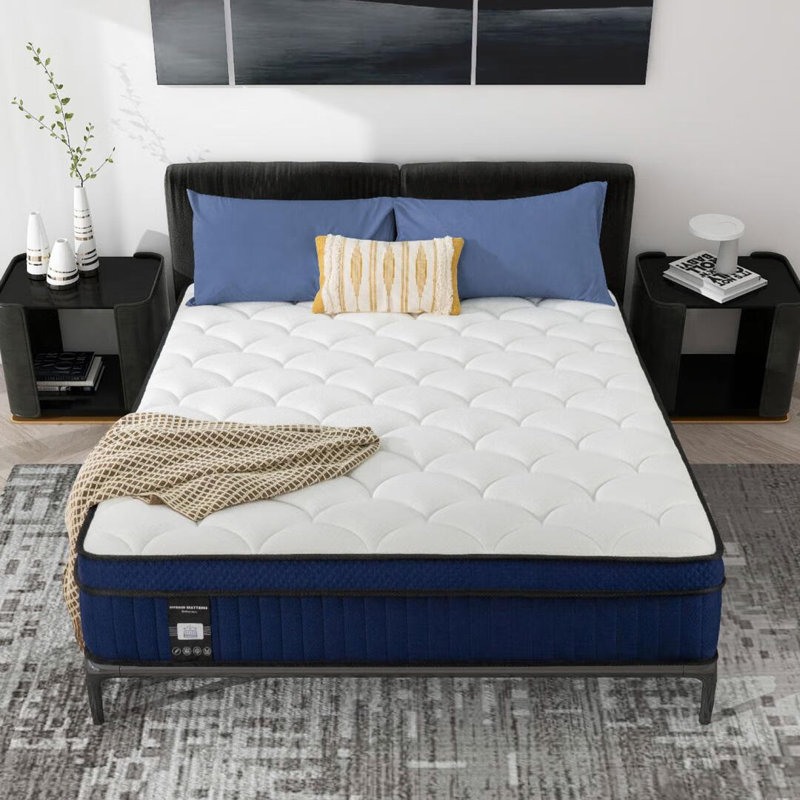 Berlanga 12'' Memory Foam Hybrid Mattress, King