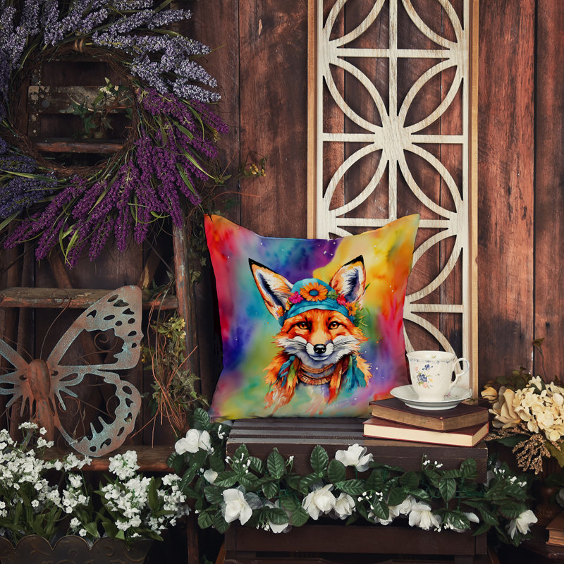 Coussin Hippie, H 14 po x l 14 po