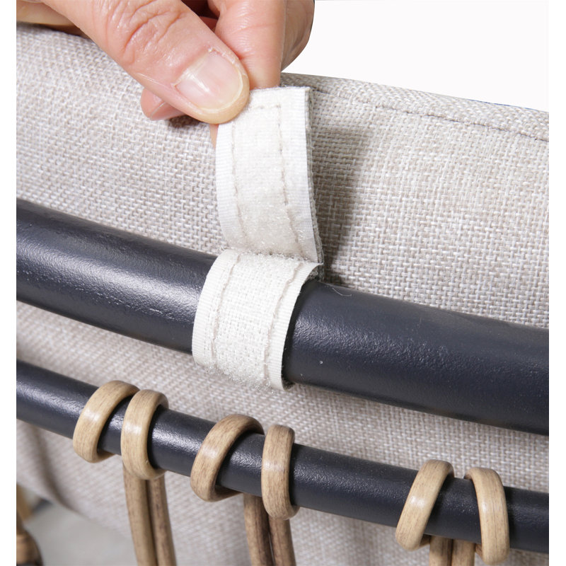 Ensemble de 2 chaises d'extérieur en osier