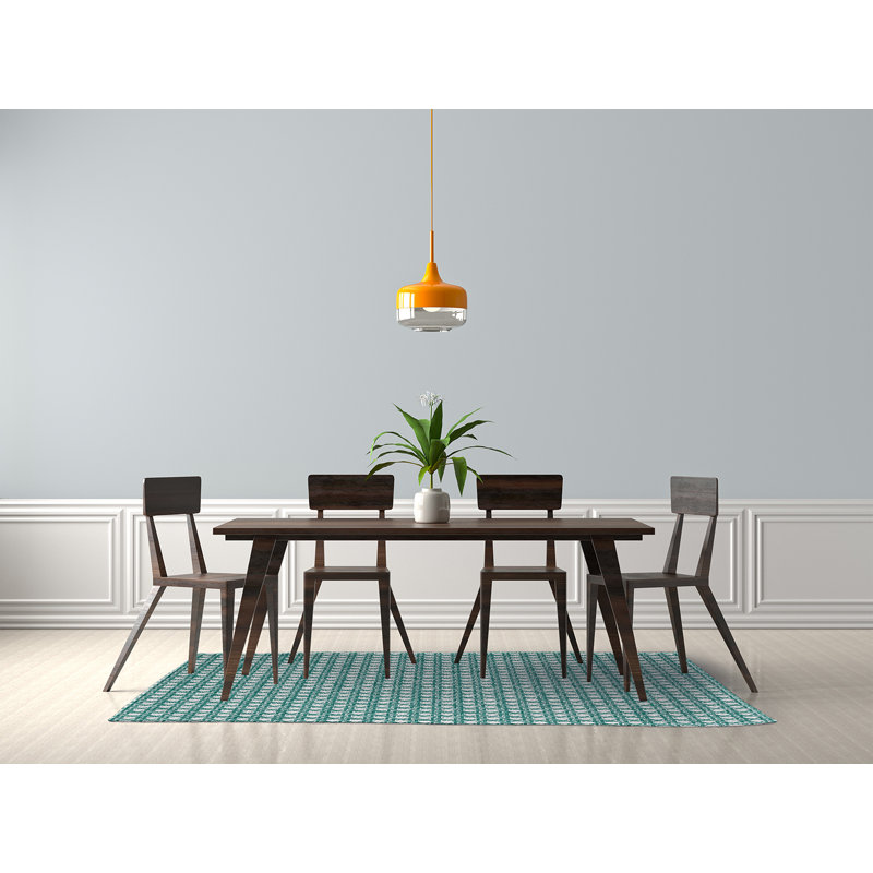 Chenille Geometric Indoor Rug, Rectangle 5' x 7'