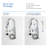 Bari-T Pull Down Single Handle Kitchen Faucet with Accessories-74694307