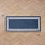 Debbie Machine Woven Synthetic Area Rug in Blue/White-610470353-626437693