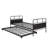 Modern Anghard Metal Platform Daybed With Trundle