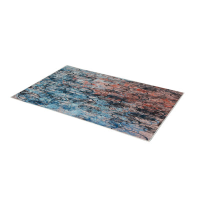 Premium Hall Carpet, 3D Digital Printed, 39.4 x 59.1 Inches | 100% Polyester, Antibacterial, Non-Slip Underside | Pile Height: 0.04 Inches, Machine Washable, Ideal for Living Room & Entryway Decor