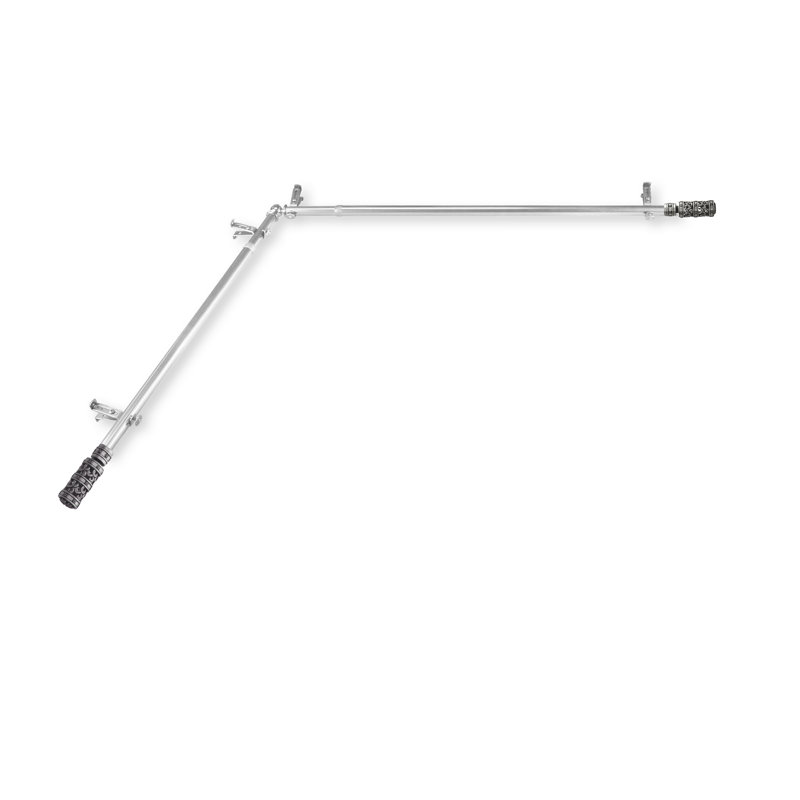 Tringle à rideaux simple Fyffe, 28 po à 48 po, Nickel satiné