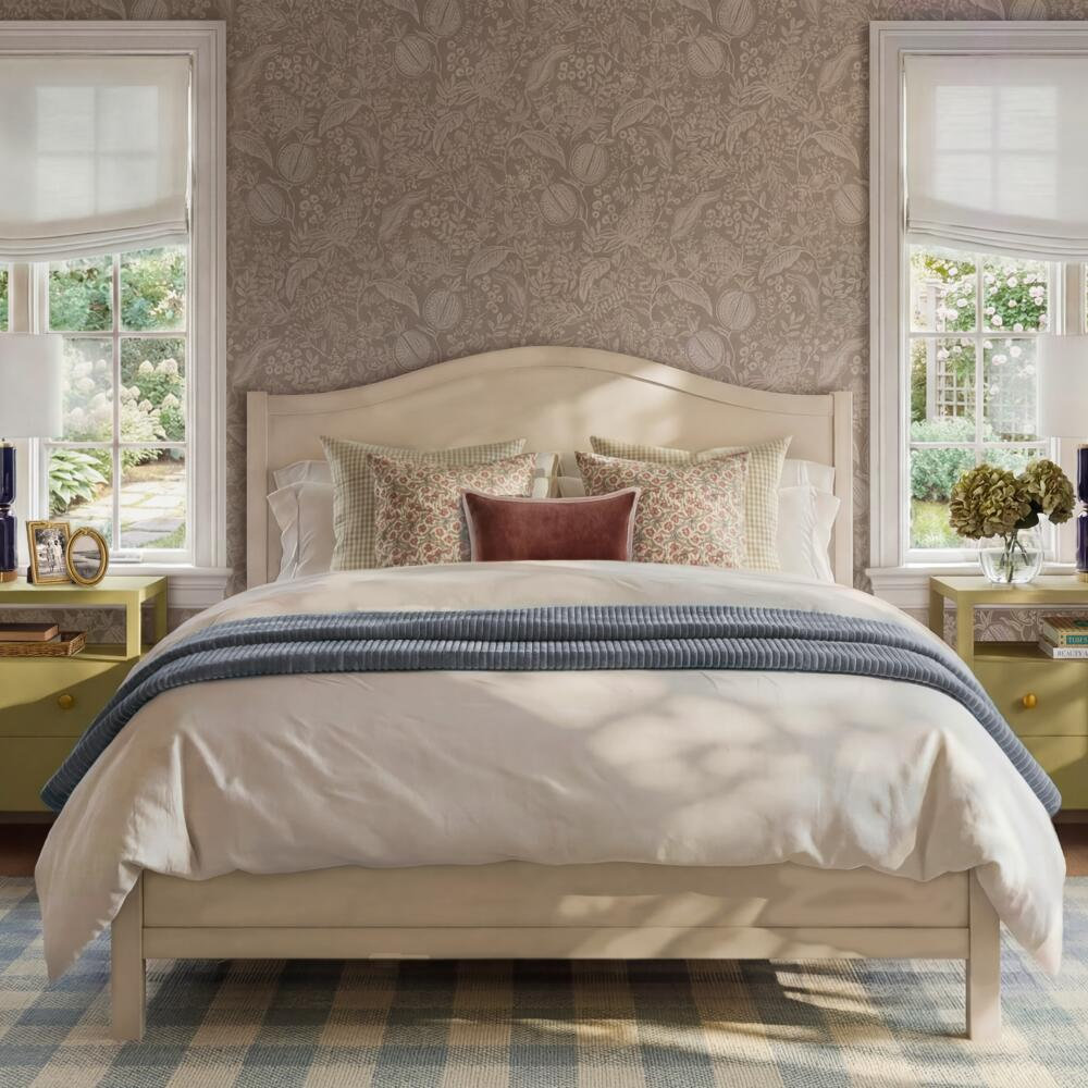 Hilma Linen Comforter Set, Queen Comforter + 2 Standard Shams, Oatmeal