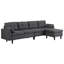 Canapé modulaire réversible en lin 50,4 po-664502502