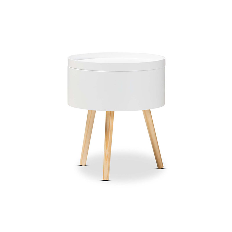 Table de chevet Chayanne, Blanc
