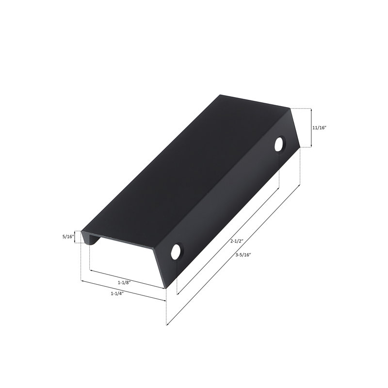 Edge Tap 2 1/2" Center Finger pull