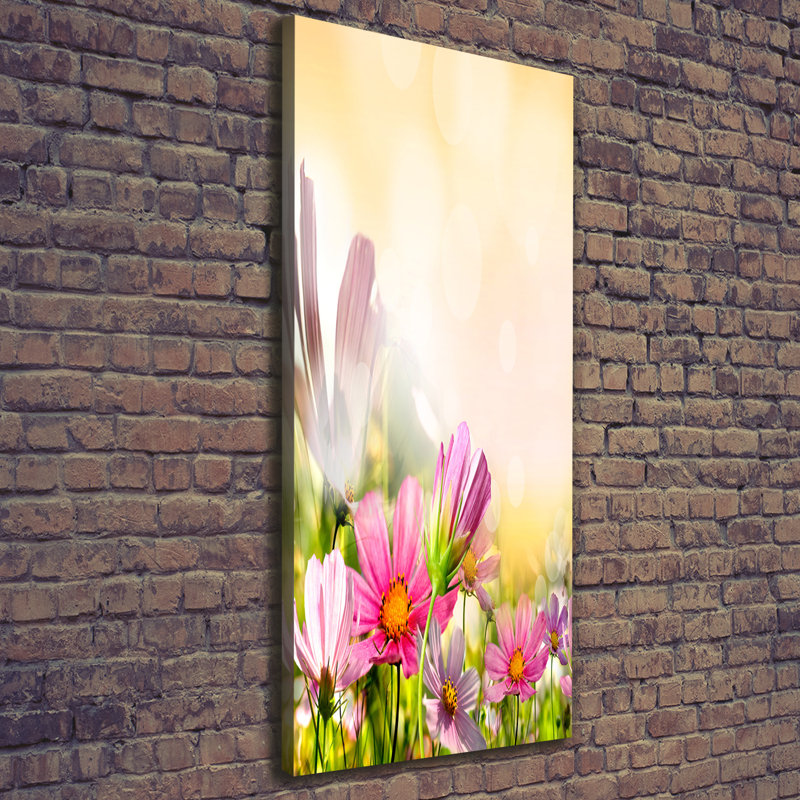 Field Flowers - Wrapped Canvas Print
