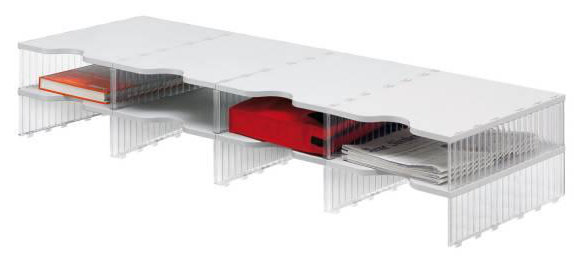 20.6cm H x 60cm W Desk Top Unit