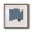 «Blue Felt IV», reproduction encadrée de qualité supérieure - prête à être accrochée-728648280-728648283-728687796