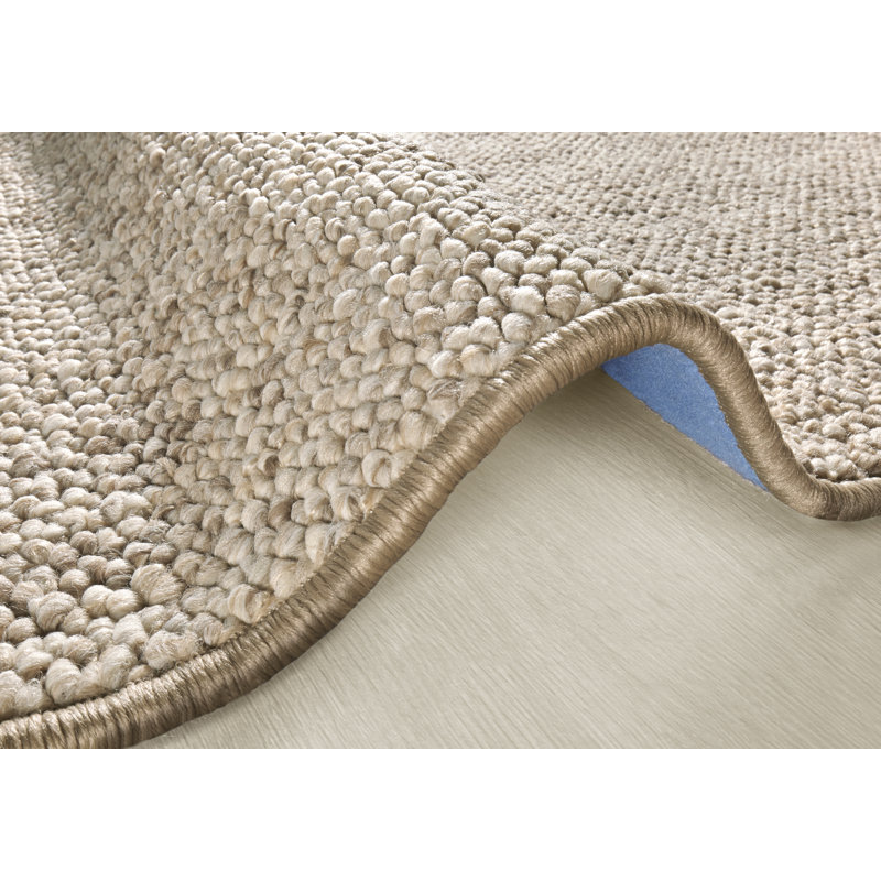 Wolly Beige Rug, Rectangular 80 x 150cm