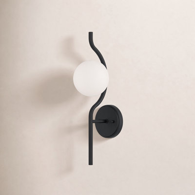 1-Dimmable Globe Wall Sconce
