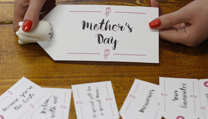 All you have to do is cut out the gift tags and punch a hole in the top