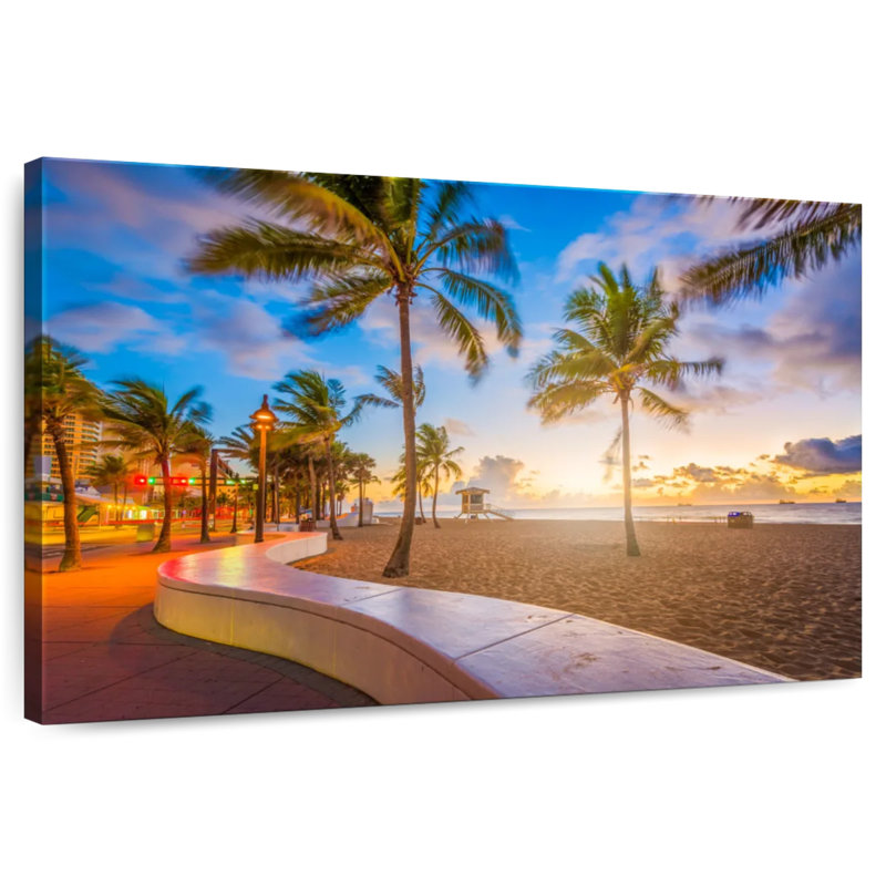 Gillard, Floride, crépuscule, H 30 po x l 45 po