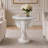 Ivory Elephant Head Side Table