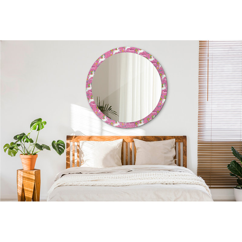 Huldar Glass Flat Wall Mirror