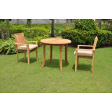 Azuela Outdoor 3 - Piece Teak Bistro Set