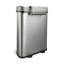 Poubelle et bac de recyclage multi-compartiments en acier inoxydable 18,5 gallons NineStars