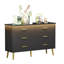 Commode à 6 tiroirs avec éclairage DEL Roselynne, commode pour chambre-1328479418