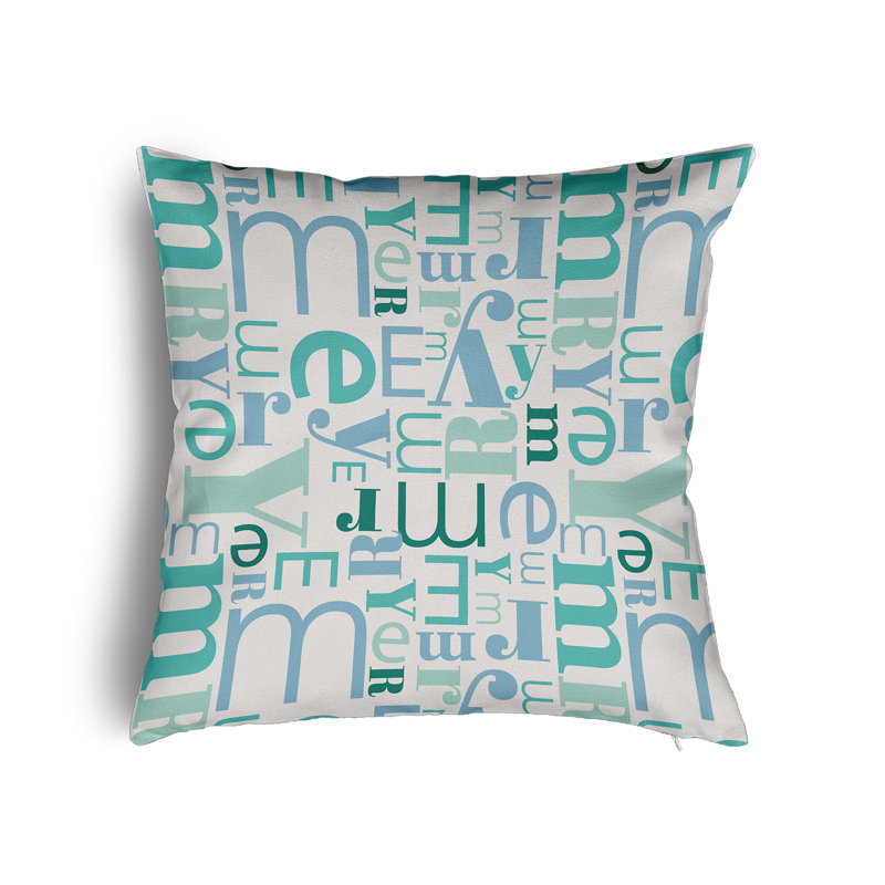 Hobart Square Cushion, 40cm H x 40cm W x 13cm D, Snow